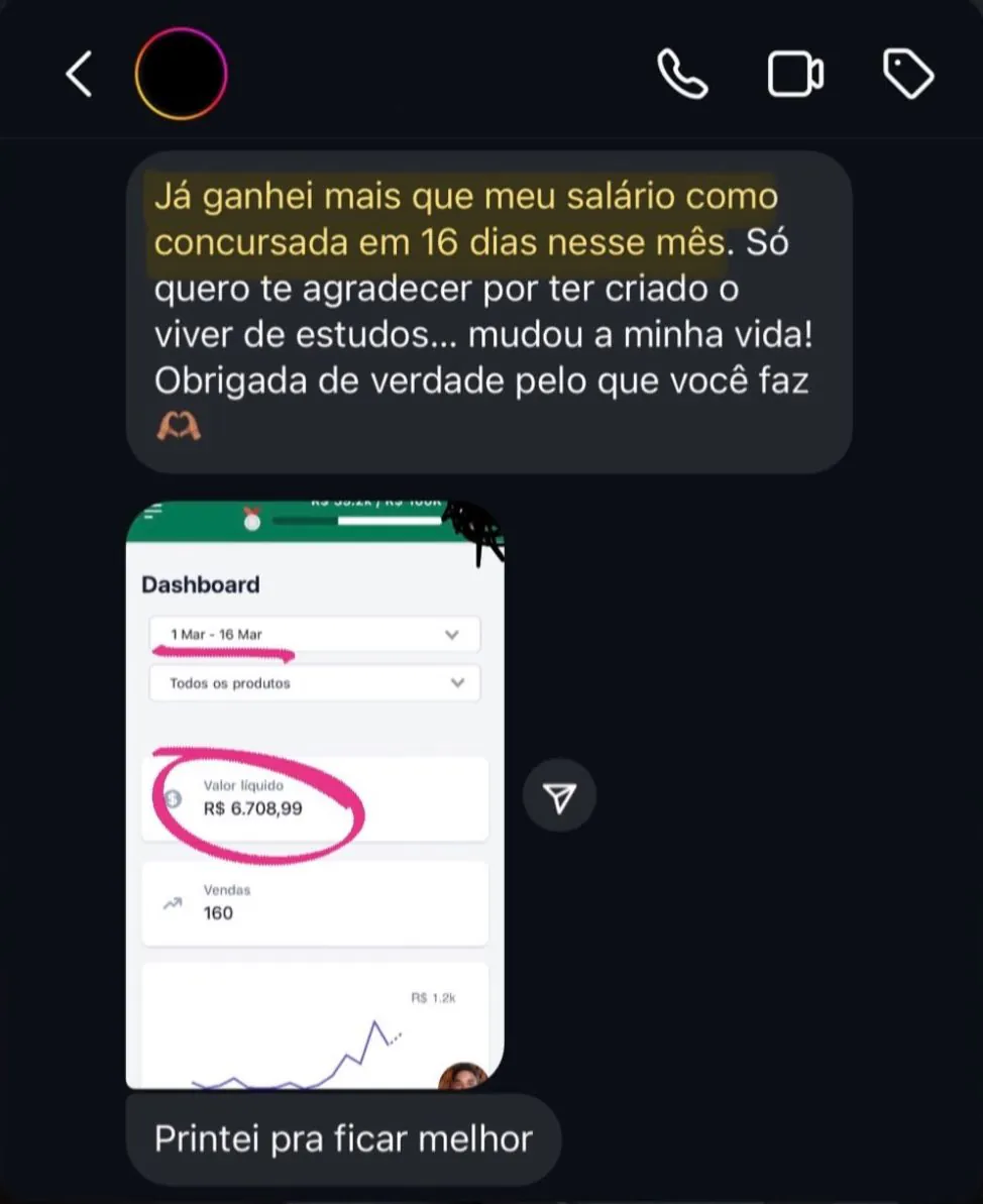 Superou salário em 16 dias